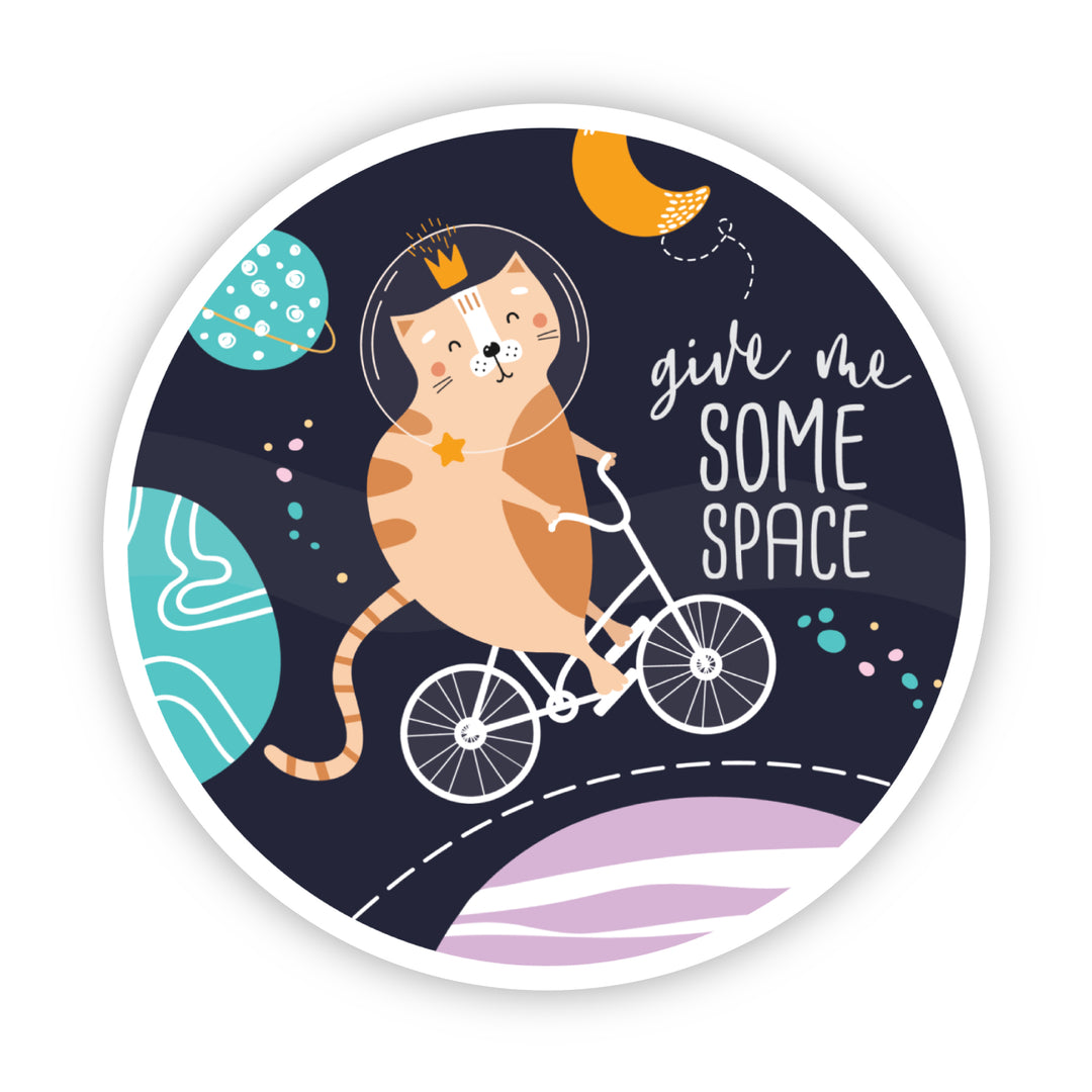 Space Cat Sticker - A Touch of Whimsy Designs