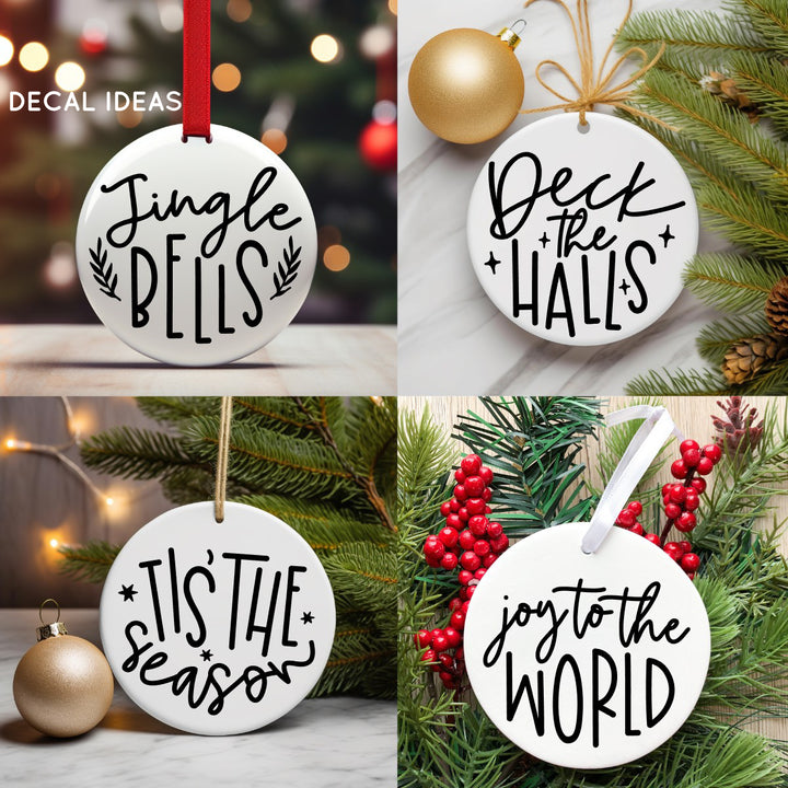 Christmas/Winter Vinyl Decals - A Touch of Whimsy Designs