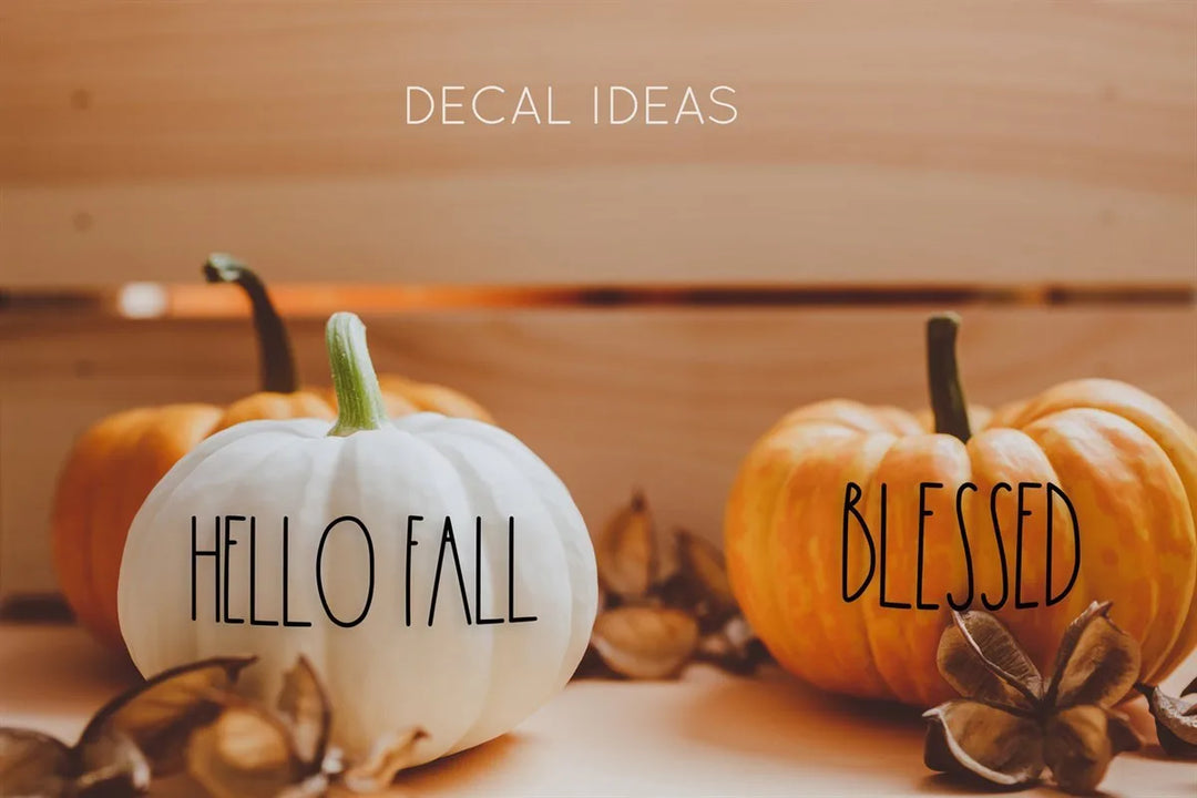 Fall/Halloween Vinyl Decals - A Touch of Whimsy Designs