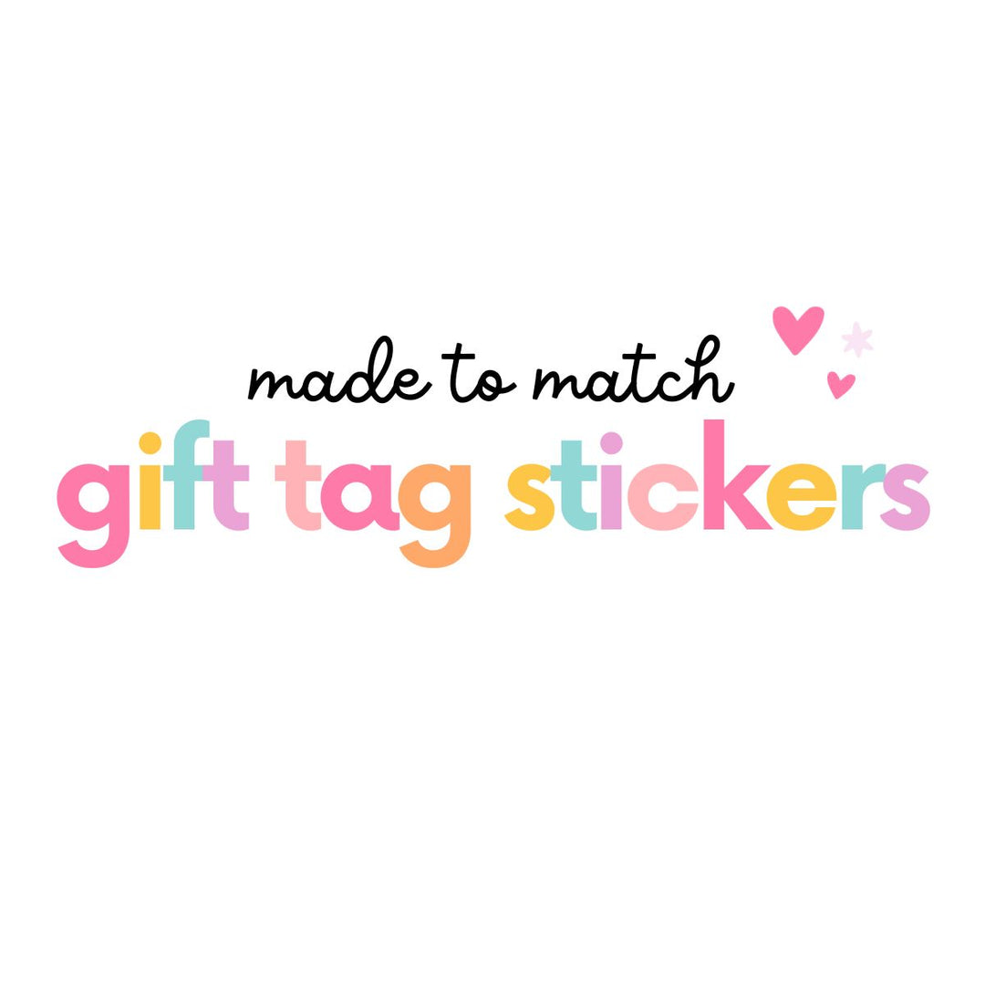 Made to Match Gift Tag Sticker - A Touch of Whimsy Designs