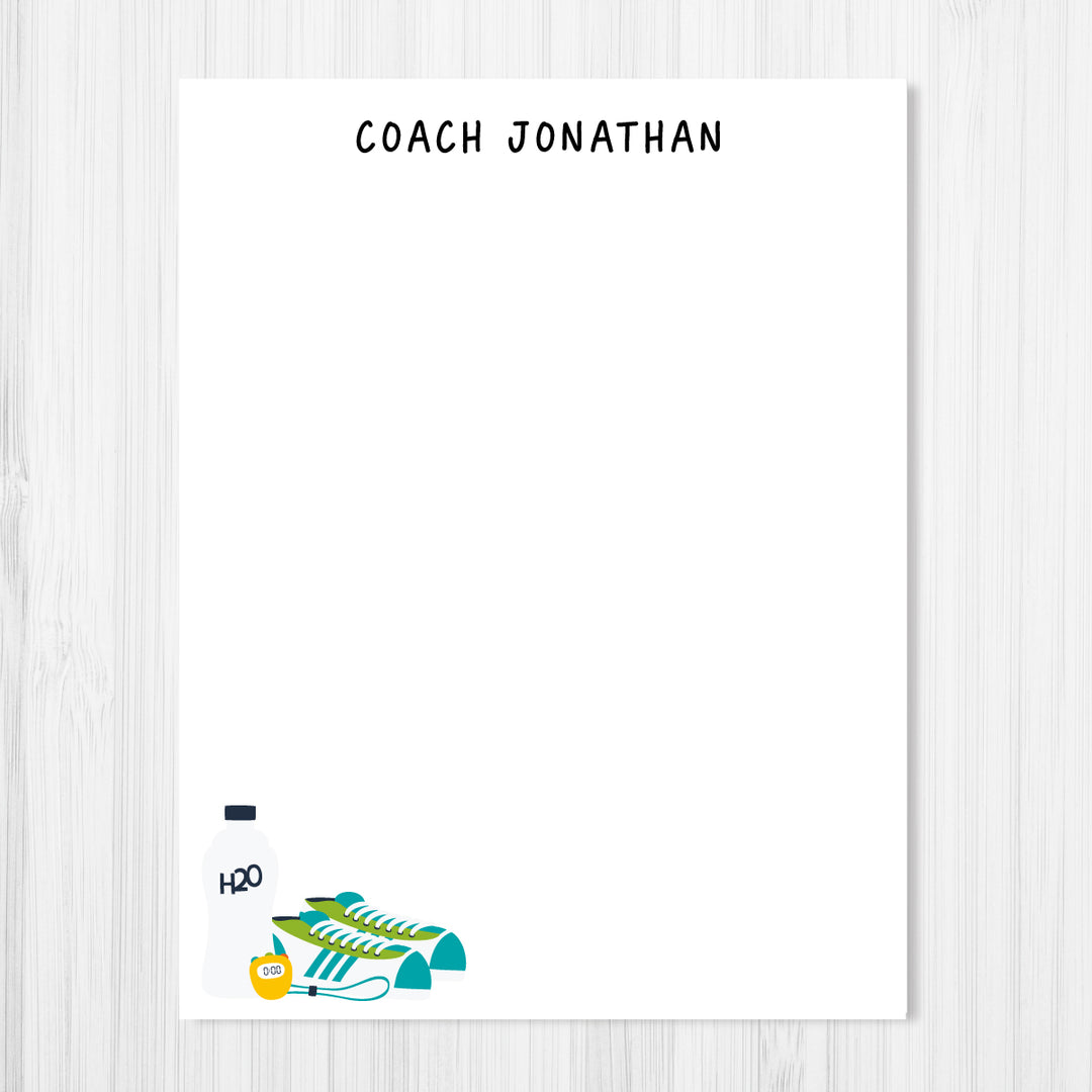 Coach Notepad - A Touch of Whimsy Designs