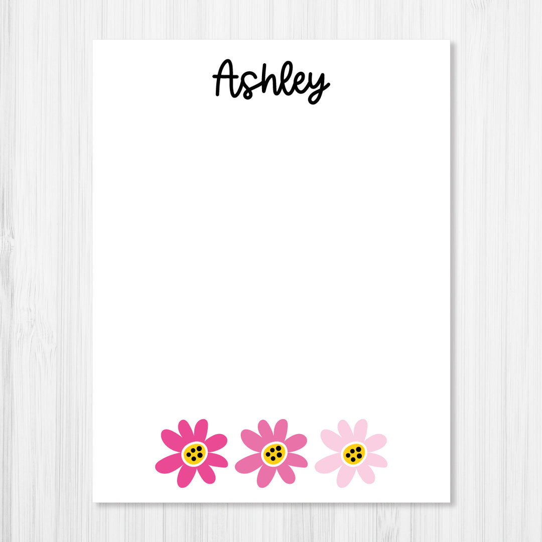 Daisy Notepad - A Touch of Whimsy Designs
