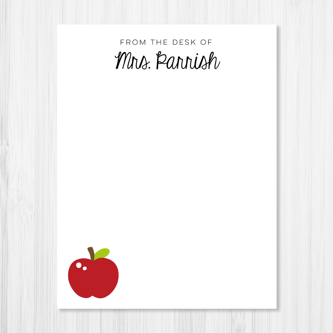Red Apple Notepad