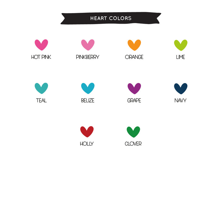 Petite Heart Gift Tag Sticker