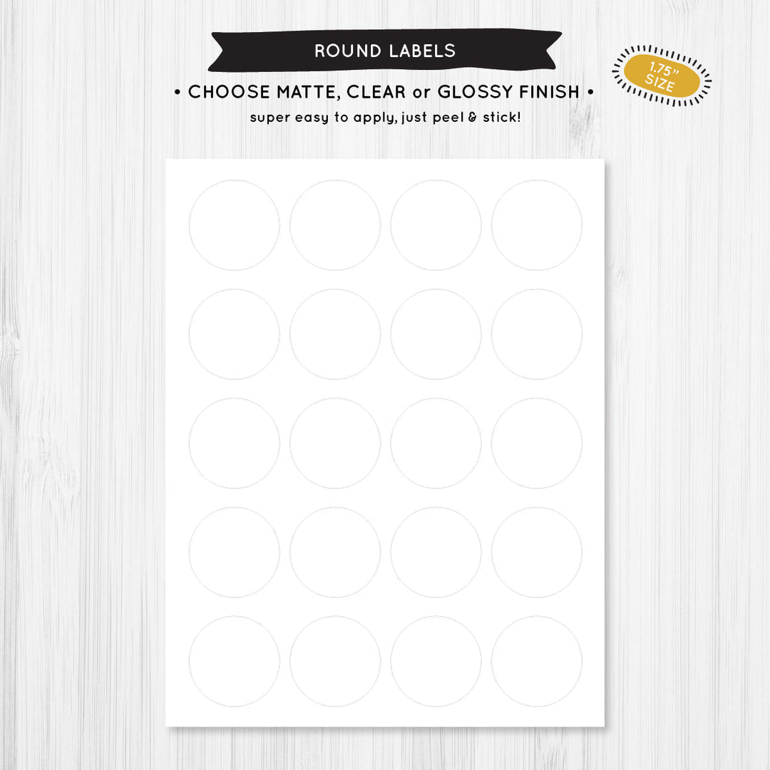 Joy Round Label - A Touch of Whimsy Designs