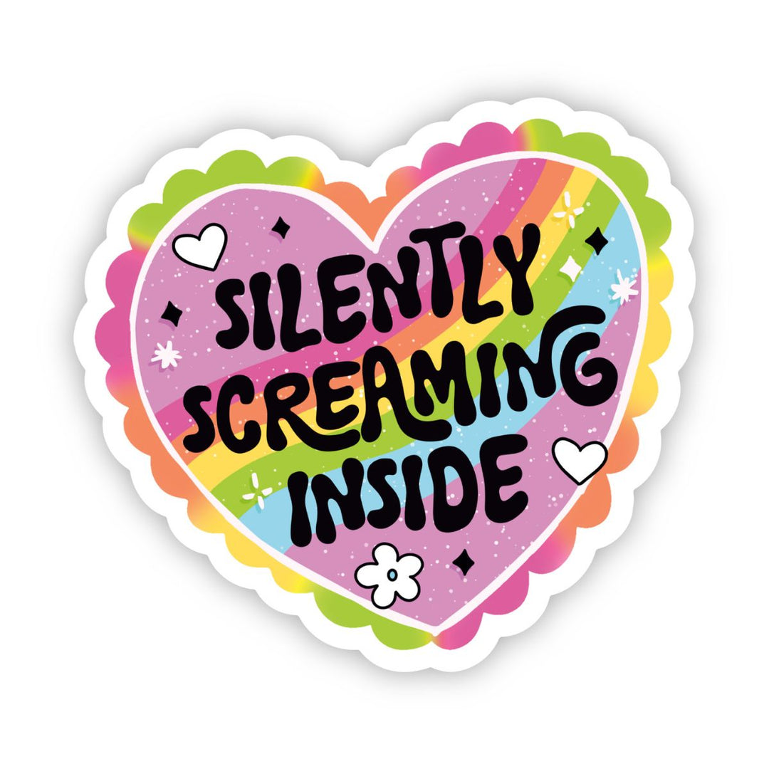 Silently Screaming Sticker