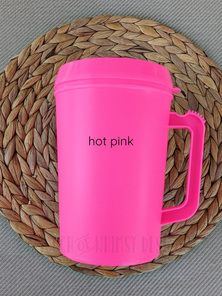 Hip Sip Trucker Mug (pick color & design) - A Touch of Whimsy Designs