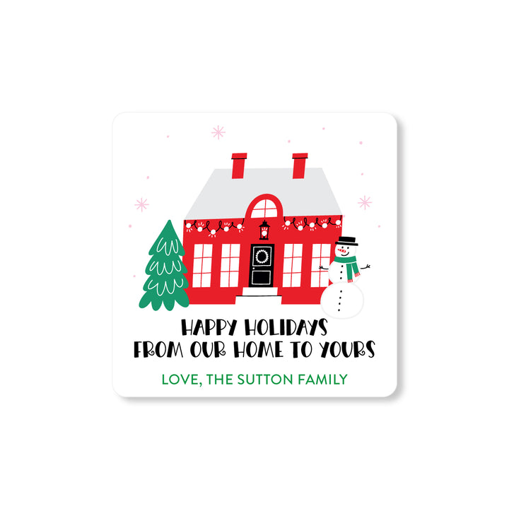 Winter Wonderland Gift Tag Sticker