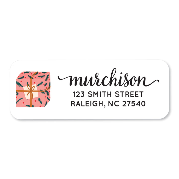 All Wrapped Up Address Label - A Touch of Whimsy Designs