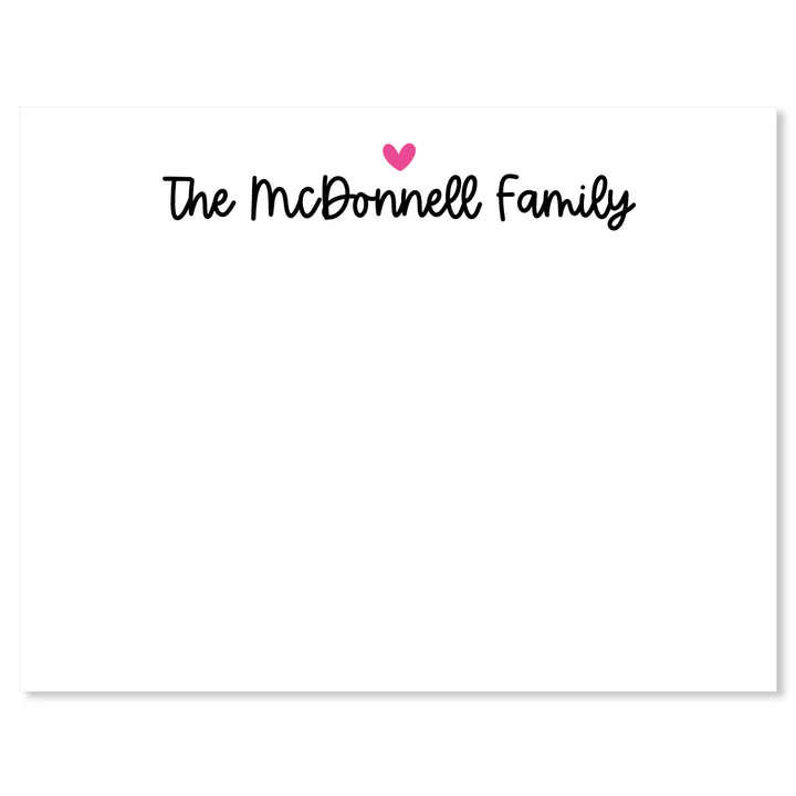 Petite Heart Flat Note - A Touch of Whimsy Designs