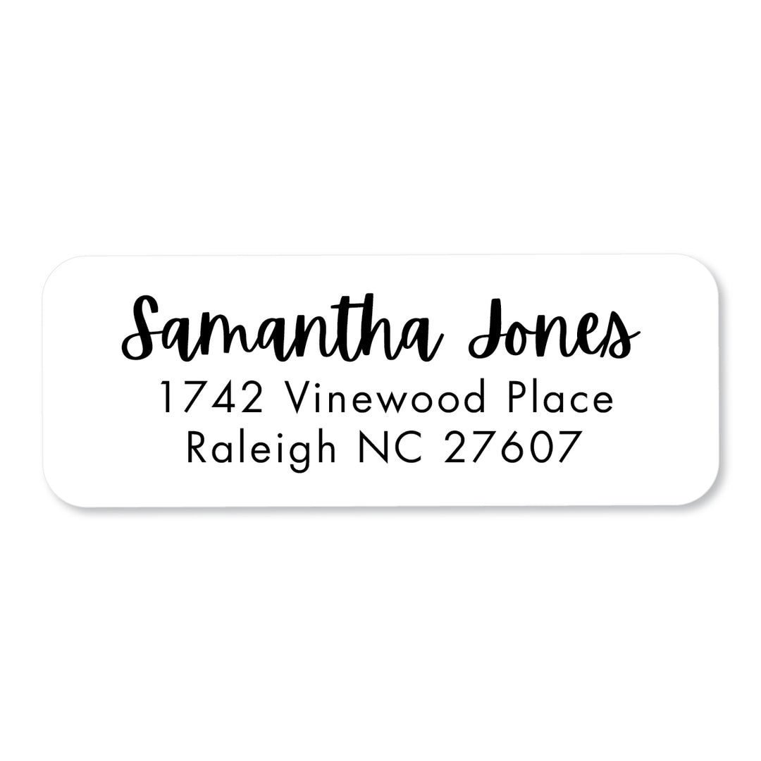Handwritten Script Address Label - A Touch of Whimsy Designs