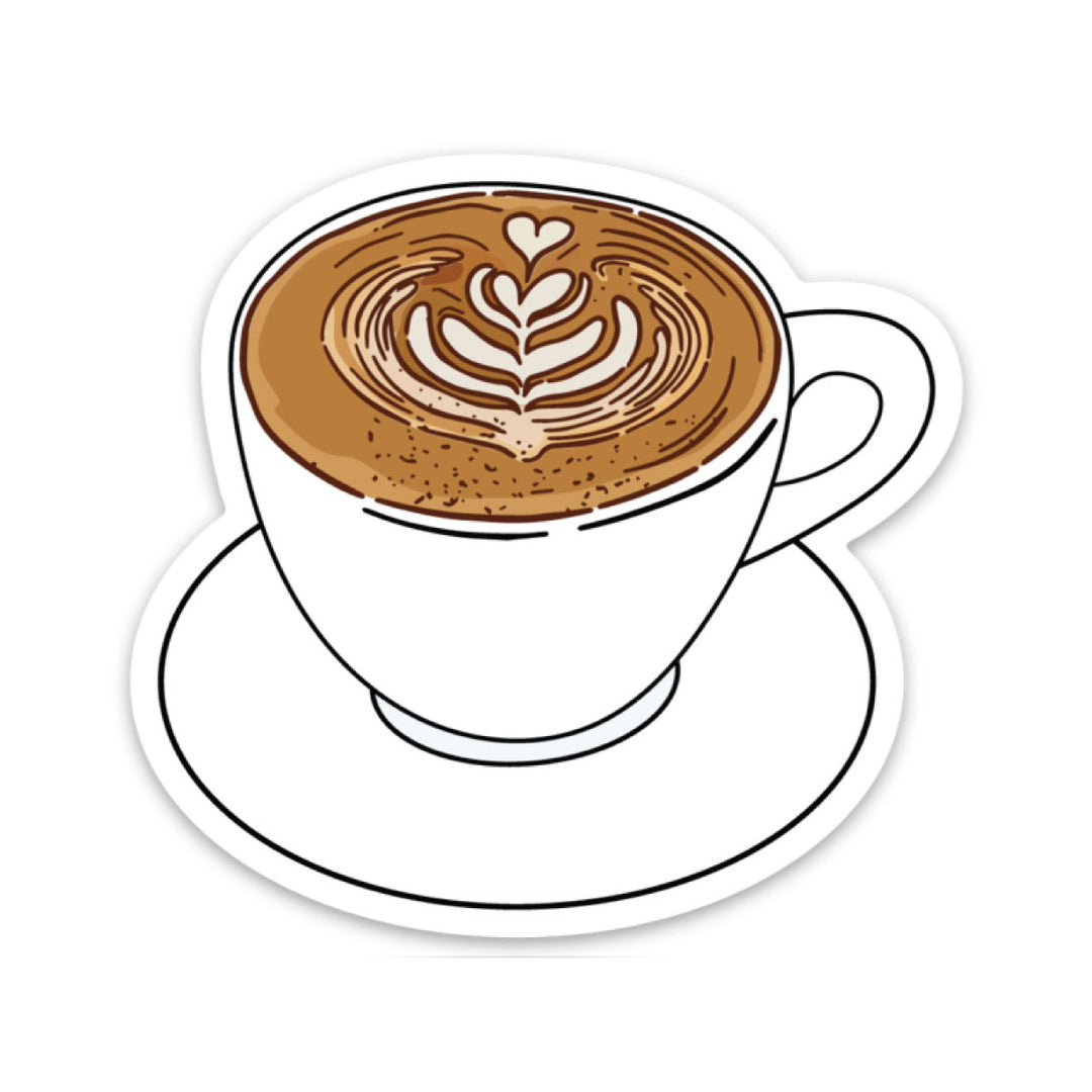 Latte Sticker - A Touch of Whimsy Designs