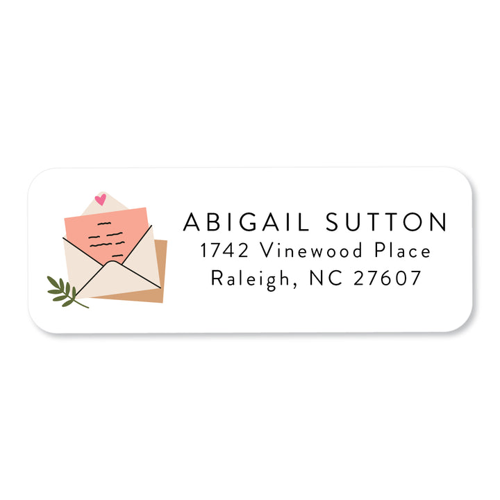 Letter Address Label - A Touch of Whimsy Designs