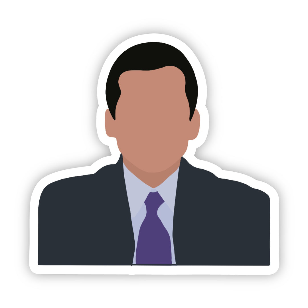 Michael Scott Sticker - A Touch of Whimsy Designs