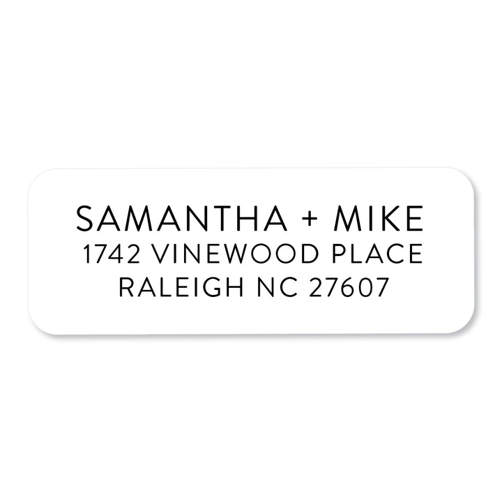 Minimalist Address Label - A Touch of Whimsy Designs