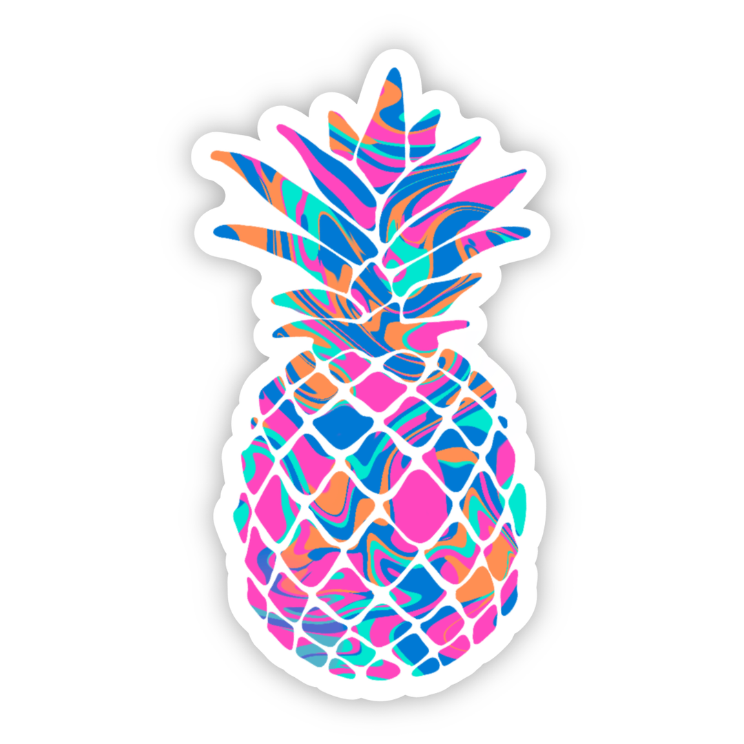 Pineapple Sticker - A Touch of Whimsy Designs