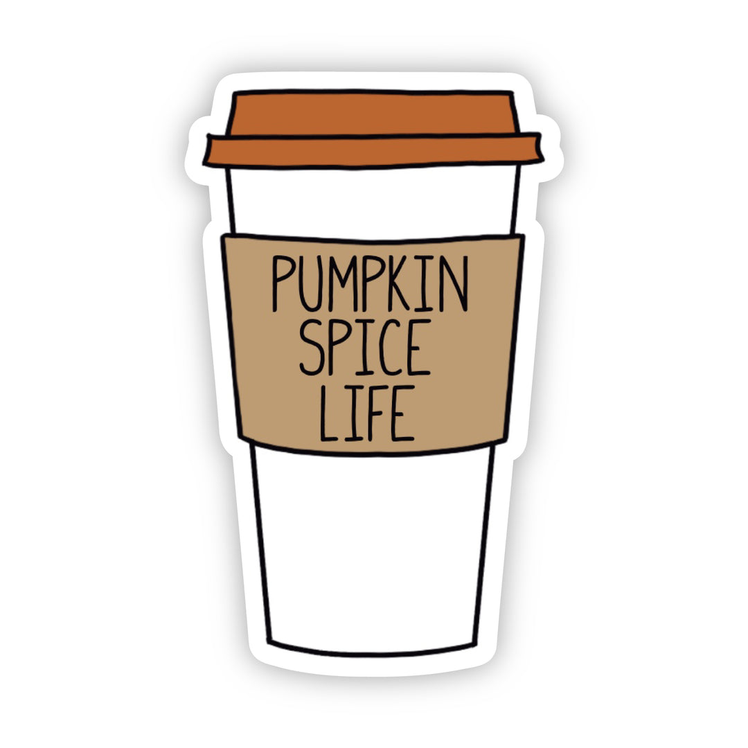Pumpkin Spice Latte Sticker - A Touch of Whimsy Designs