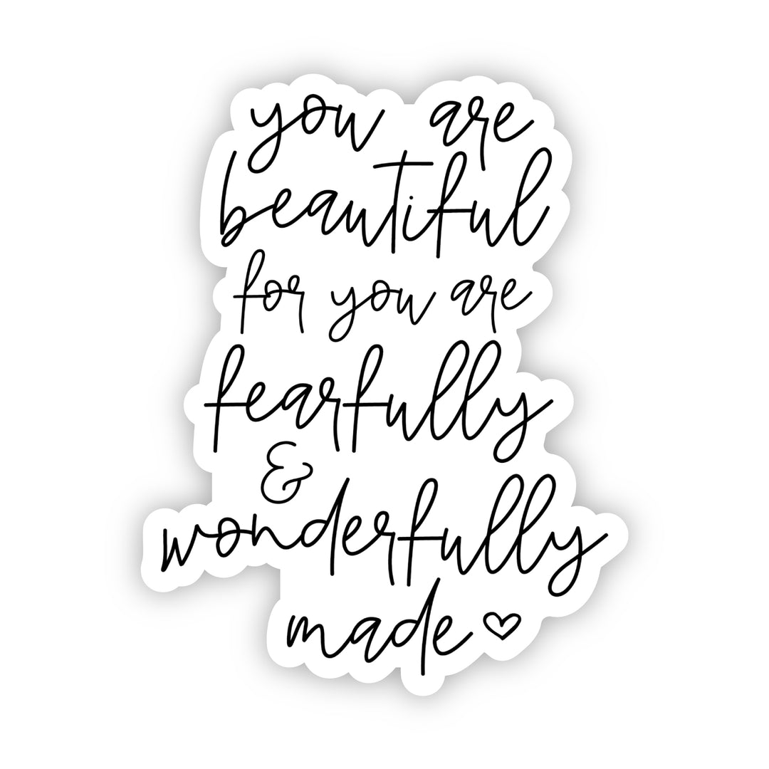 Wonderfully Made Sticker - A Touch of Whimsy Designs